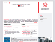 Tablet Screenshot of abahsaingroup.com